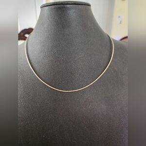 925 Sterling Silver wire necklace